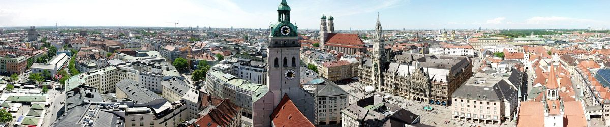 Blick über die Dächer von München