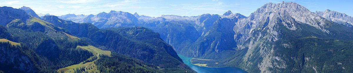 Blick auf den Königssee Bayern