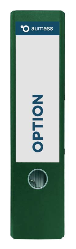 Grüner Ordner mit Option