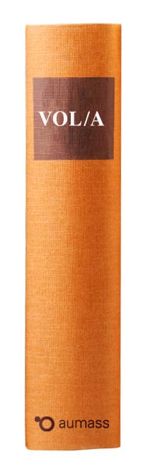 Buchrücken oranges Gesetzbuch mit Vergabeordnung für Lieferleistung VOL/A